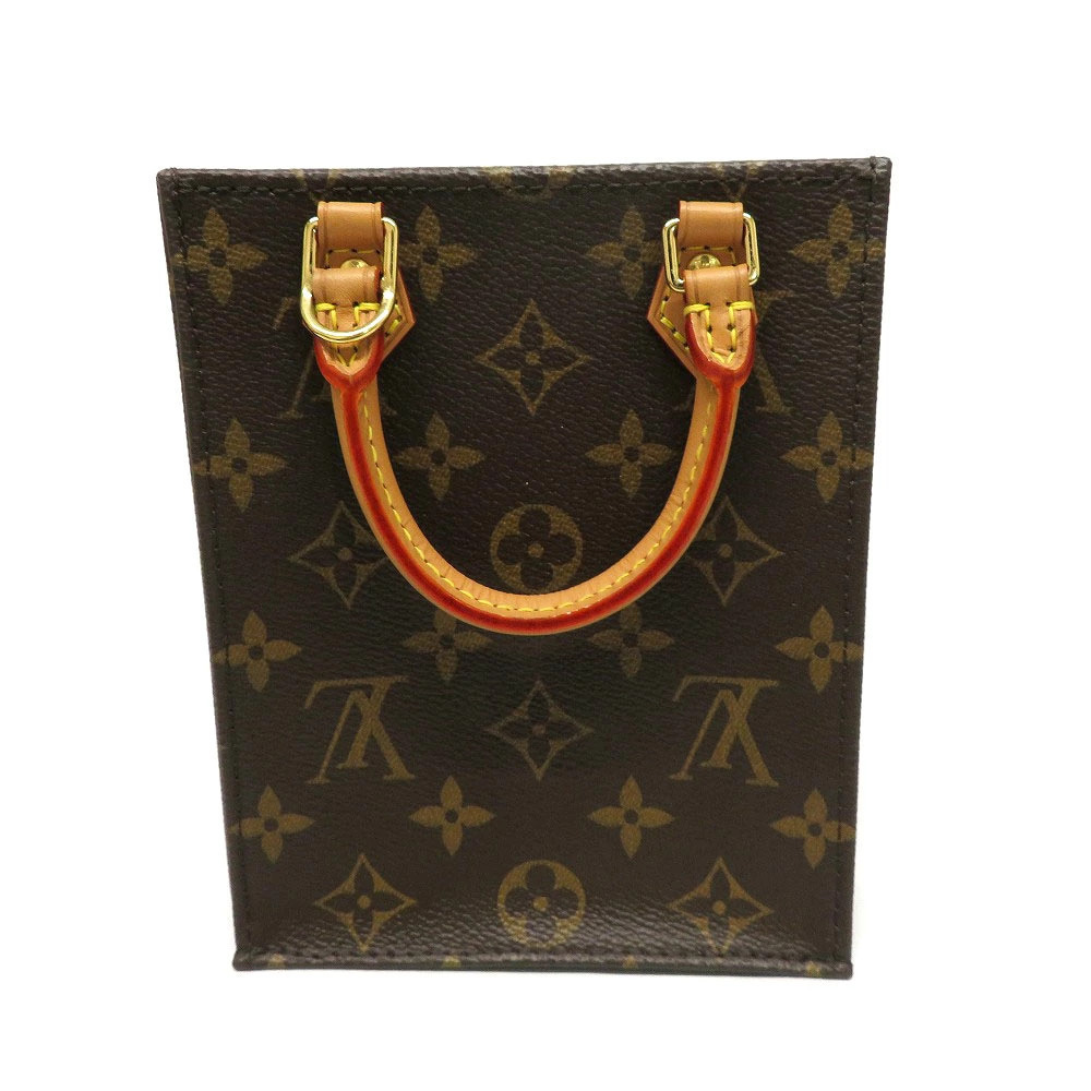 Louis Vuitton Brown Bag Plat Handbag Sac Monogram Shoulder